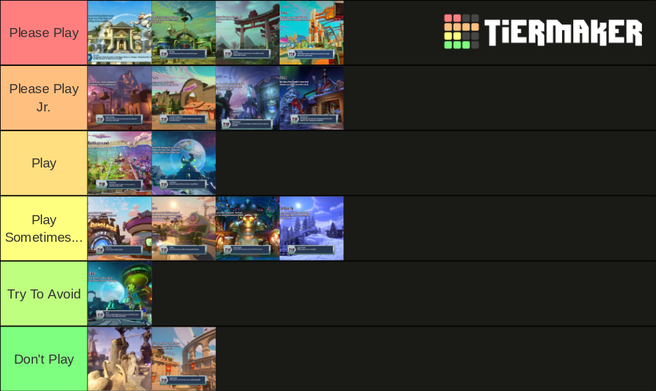 Plants Vs. Zombies Garden Warfare 2 Maps Tier List (Community Rankings ...