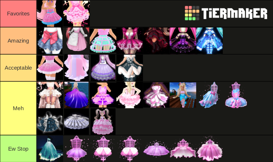 Royale High Skirts Updated Jan 2022 Tier List Communi 8183