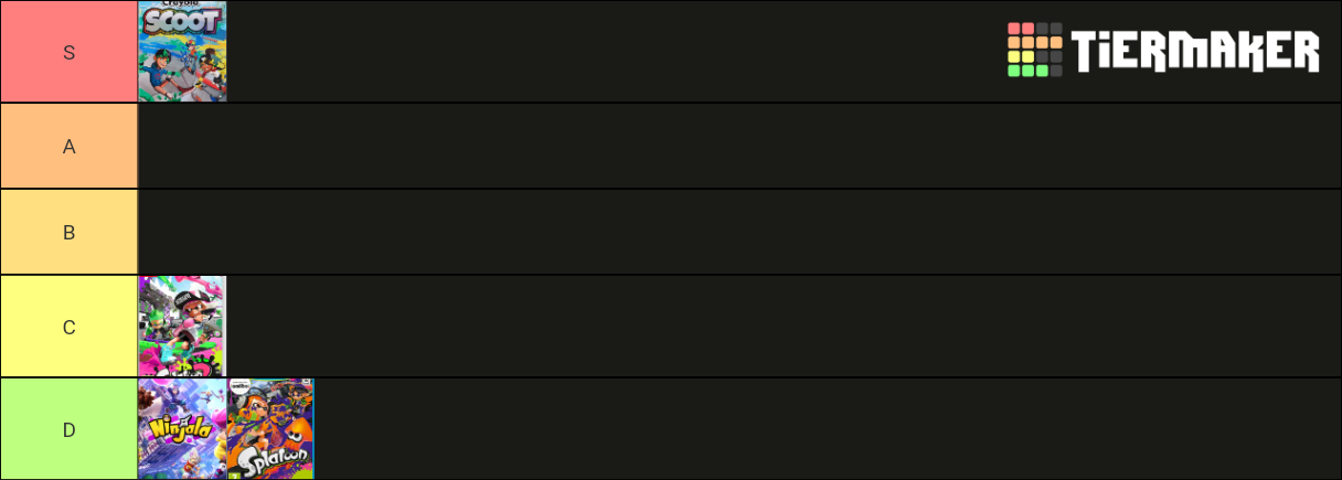 Splatoon knock offs Deluxe extra Tier List (Community Rankings) - TierMaker