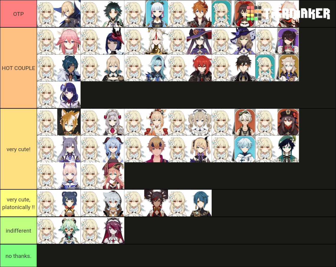 Lumine ships Tier List (Community Rankings) - TierMaker