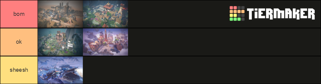 Valorant Maps Tier List (Community Rankings) - TierMaker