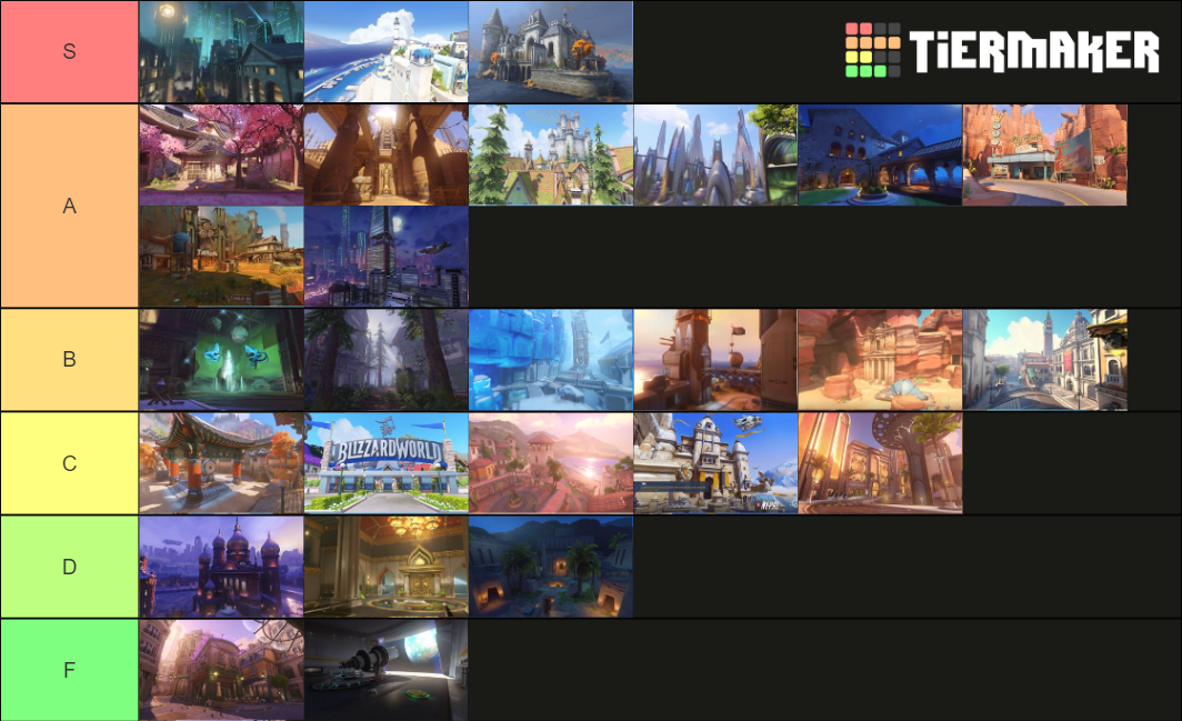 Overwatch Maps Tier List (Community Rankings) - TierMaker