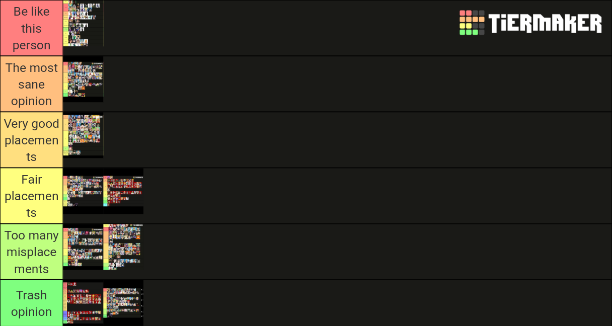 Anime battle arena Tier List (Community Rankings) - TierMaker