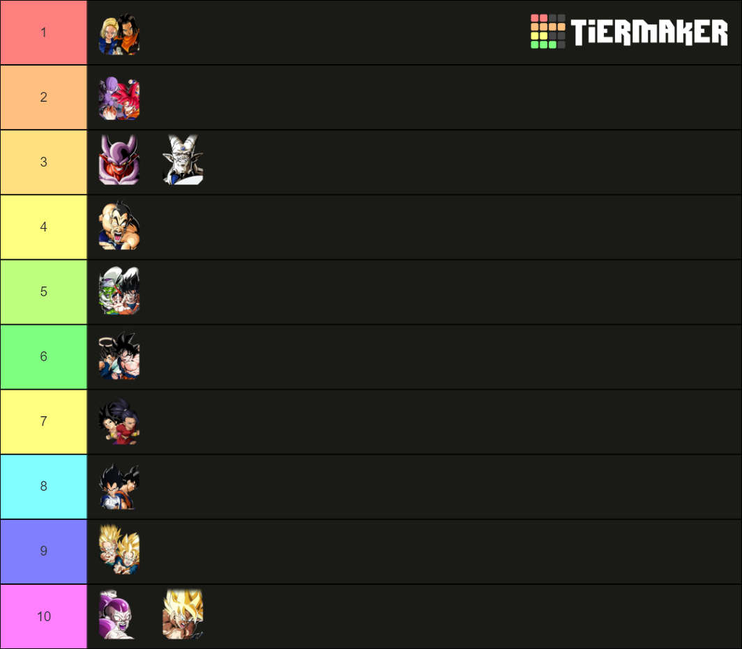 dokkan 2021 ost Tier List Rankings) TierMaker