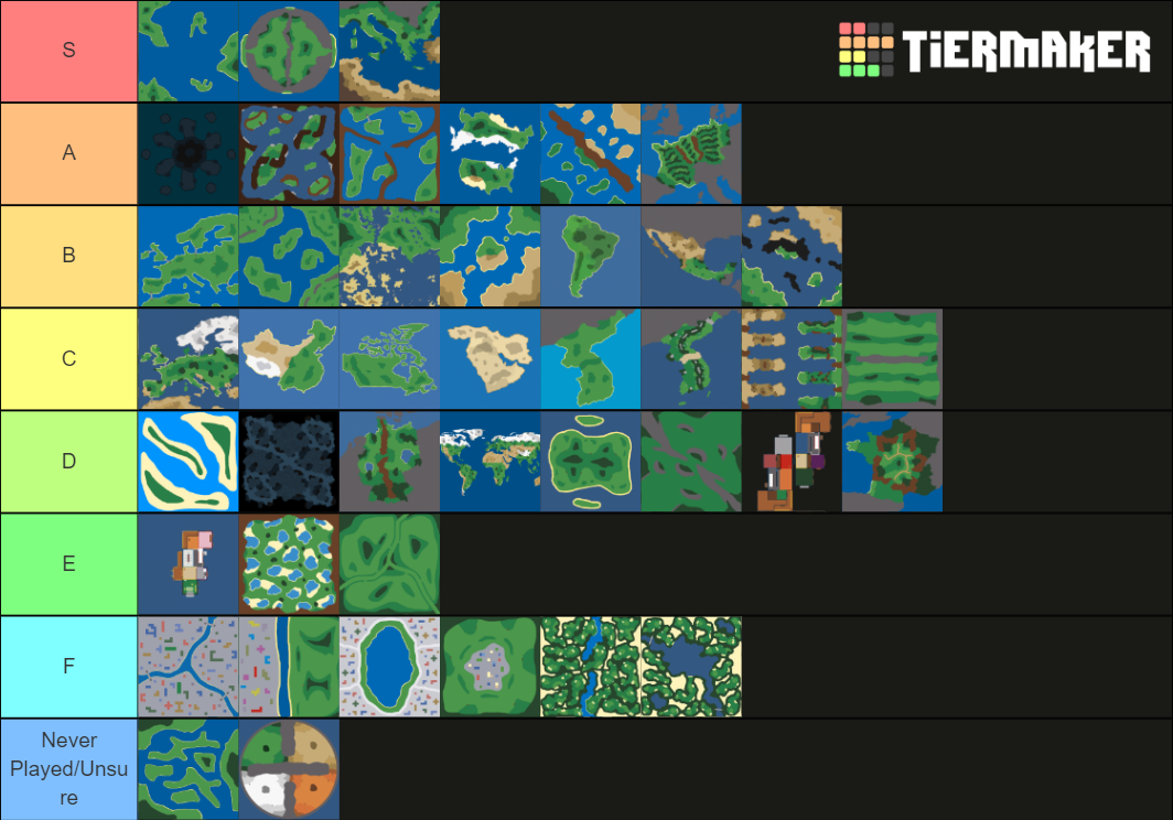 Roblox The Conquerors 3 Maps Tier List Community Rankings Tiermaker 