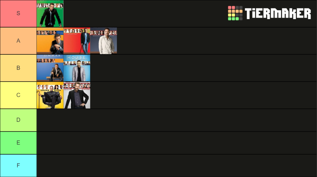 House Md Seasons Tier List Community Rankings Tiermaker 4669