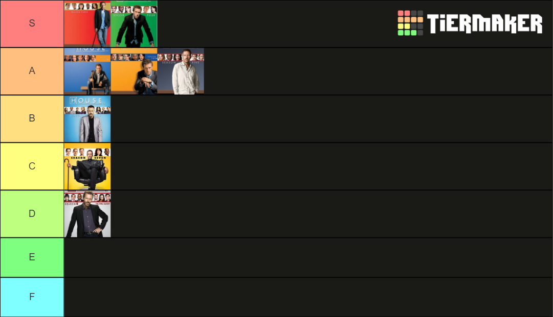 House Md Seasons Tier List Community Rankings Tiermaker 5216