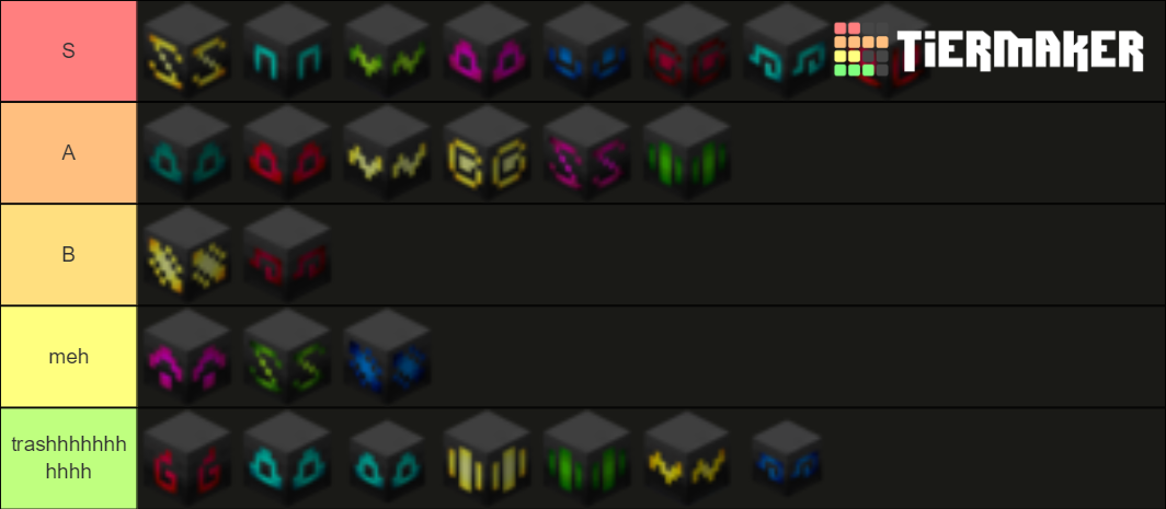 Hypixel Skyblock runes Tier List (Community Rankings) - TierMaker