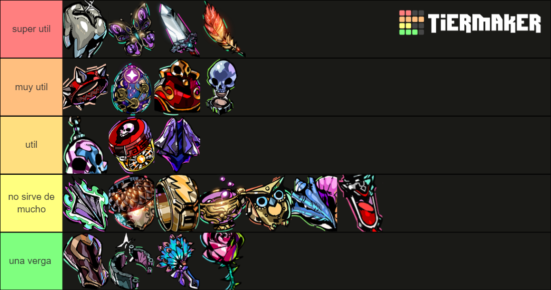 Hades Keepsakes Tier List Rankings) TierMaker