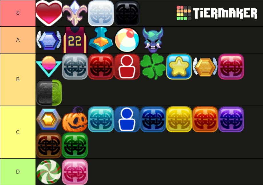 Brawlhalla Colors (2021) Tier List (Community Rankings) - TierMaker