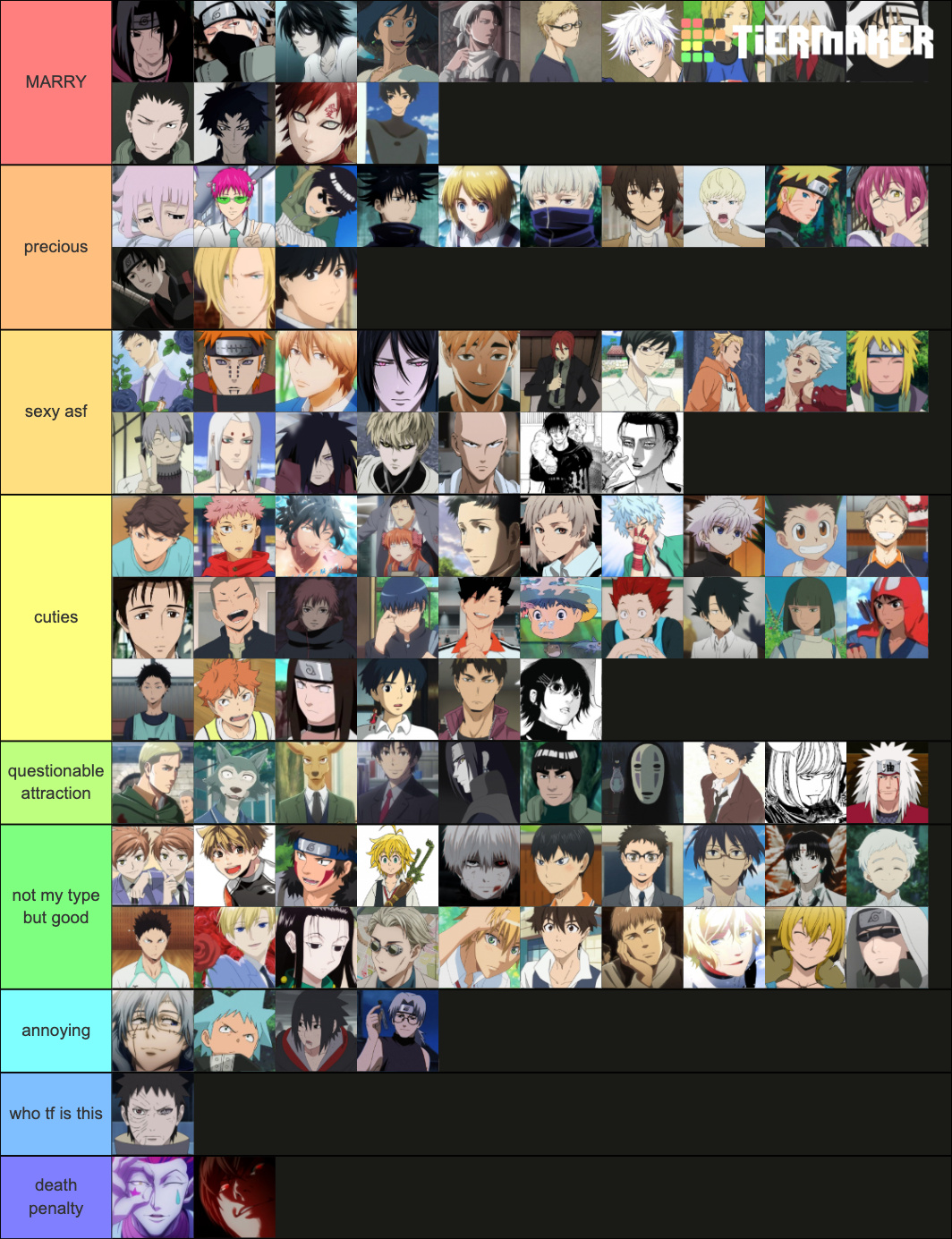 anime-boy-tier-list-community-rankings-tiermaker