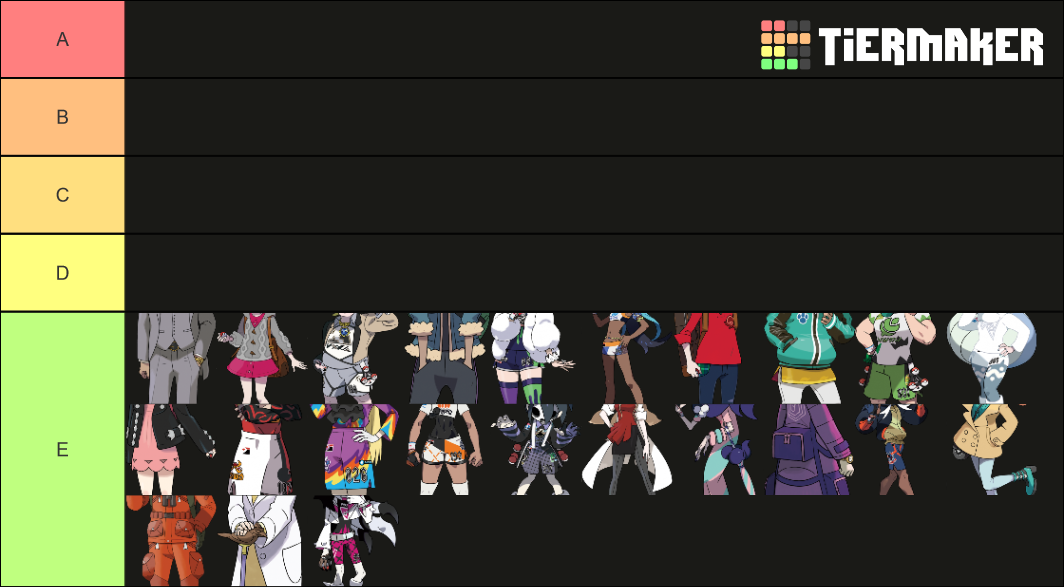 Sword And Shield Characters Tier List (Community Rankings) - TierMaker