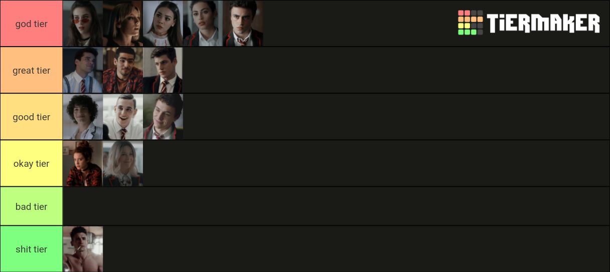 'elite' characters, ranked Tier List Rankings) TierMaker