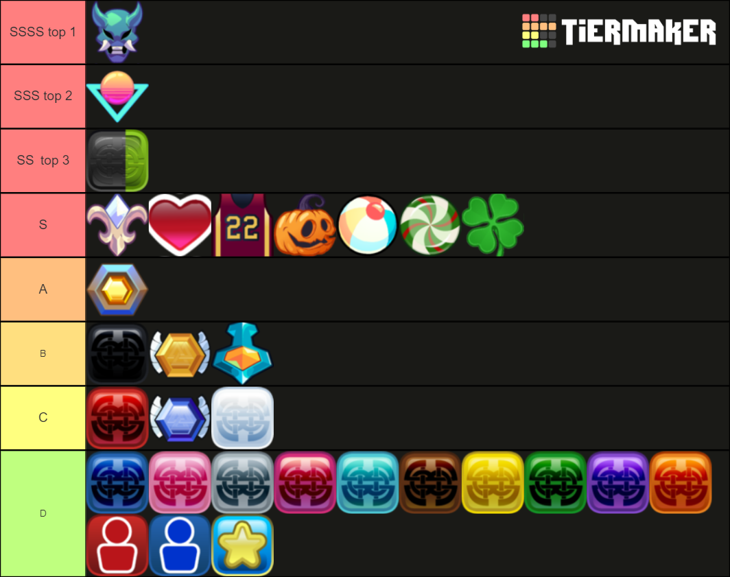 Brawlhalla Colors (2021) Tier List (Community Rankings) - TierMaker