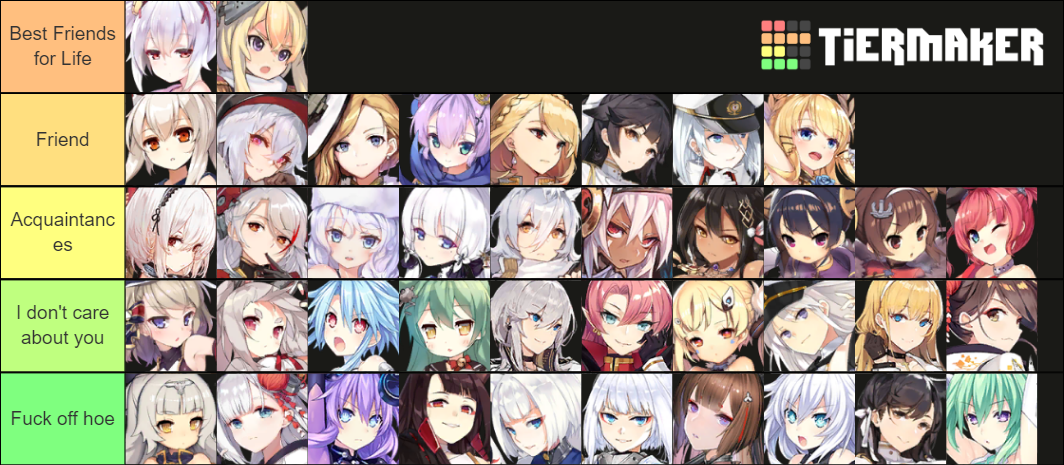 Azur Lane Tier List (Community Rankings) - TierMaker