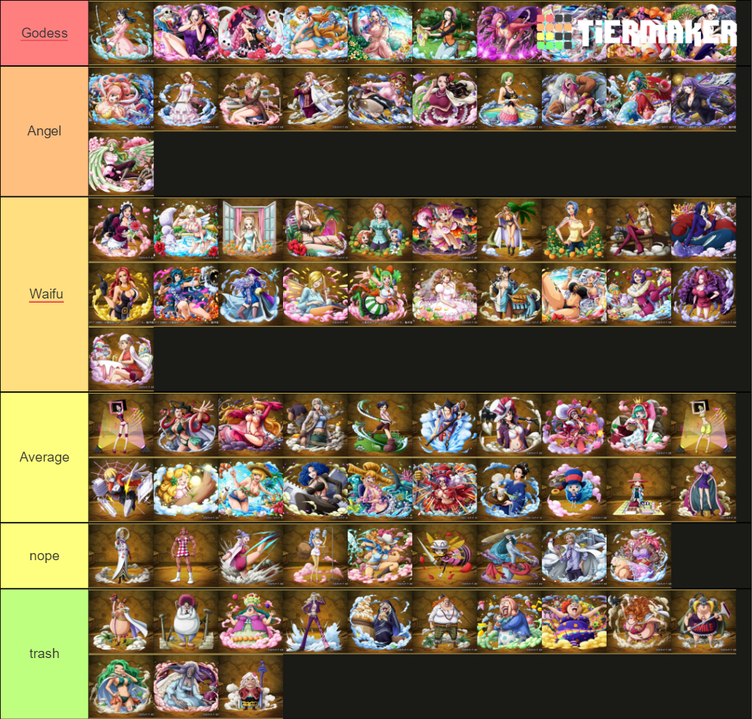 One Piece Waifu Tier List (Community Rankings) - TierMaker