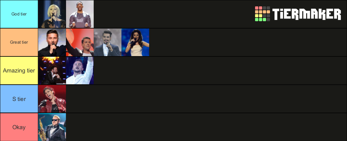Eurovision Song Contest Third Places S Tier List Community Rankings Tiermaker