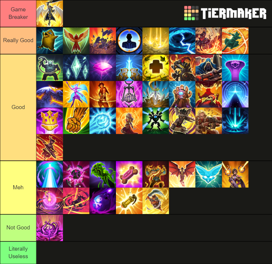 Paladins Ultimate Abilities (+Octavia)(48 ultimates) Tier List ...