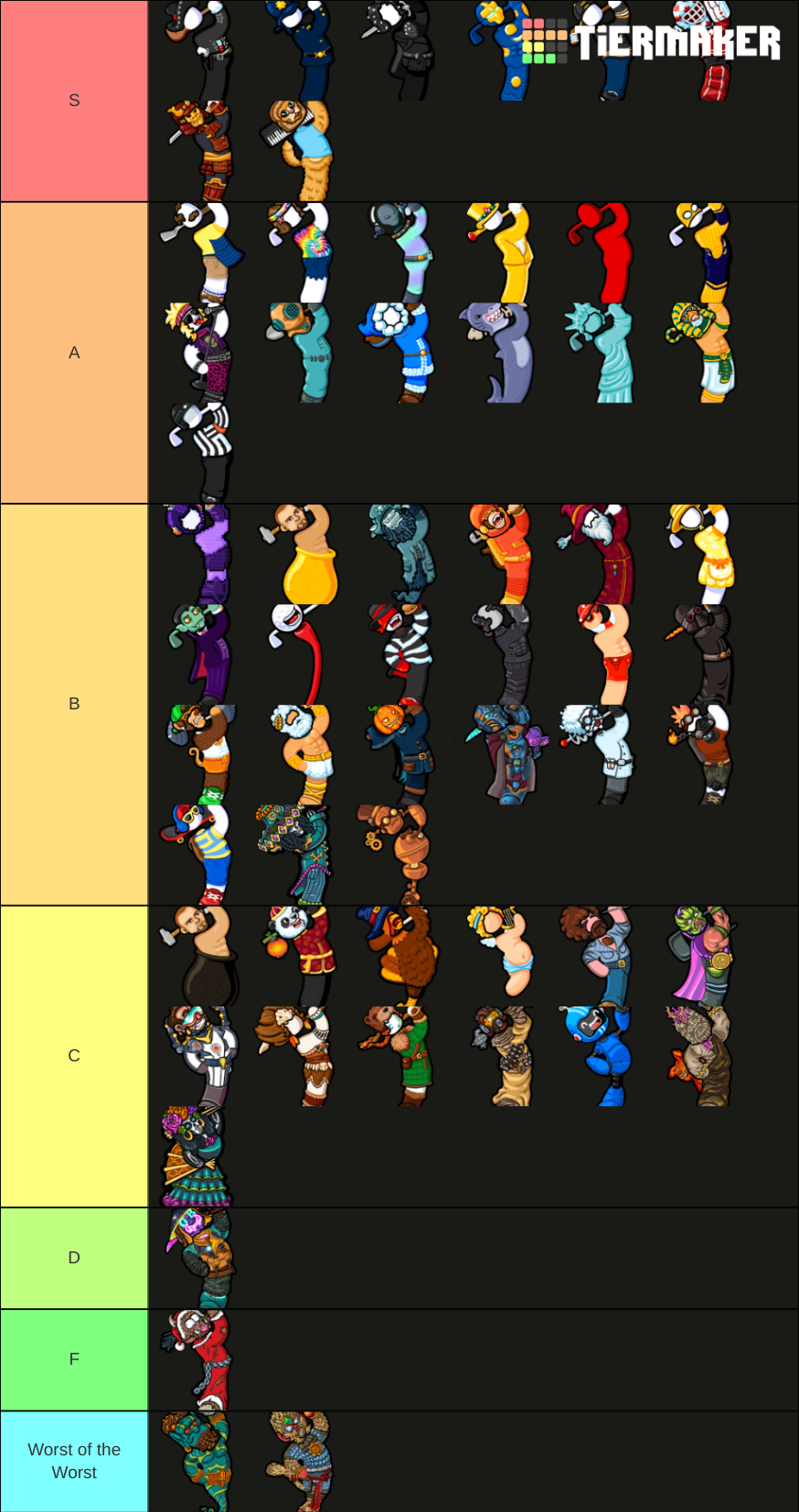 of Golf Blitz Legendary Golfers Tier List Rankings) TierMaker