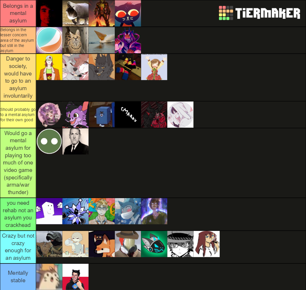 Shibe Cult Tier List Rankings) TierMaker