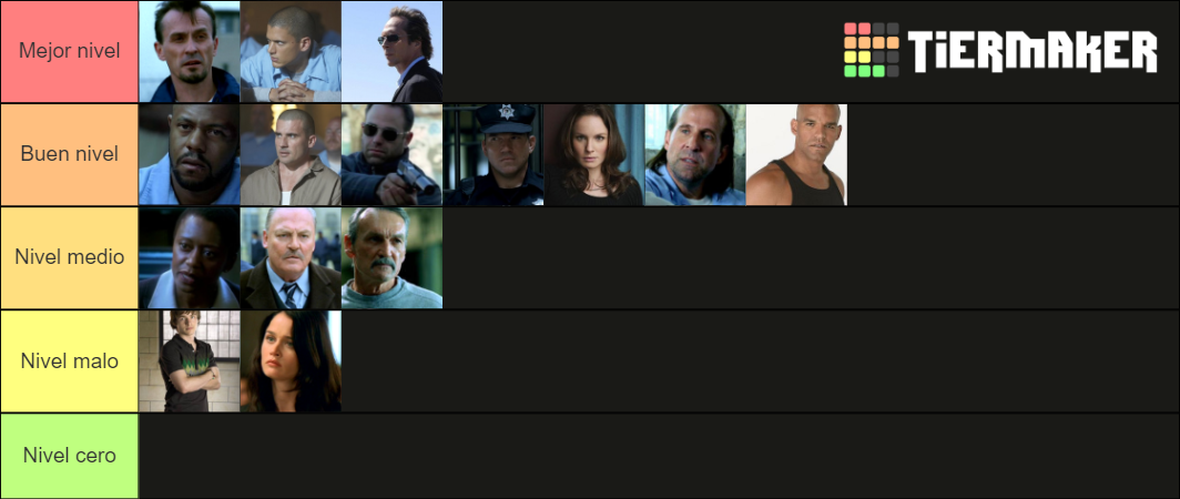 Prison Break Characters (Seasons 1-4) Tier List (Community Rankings