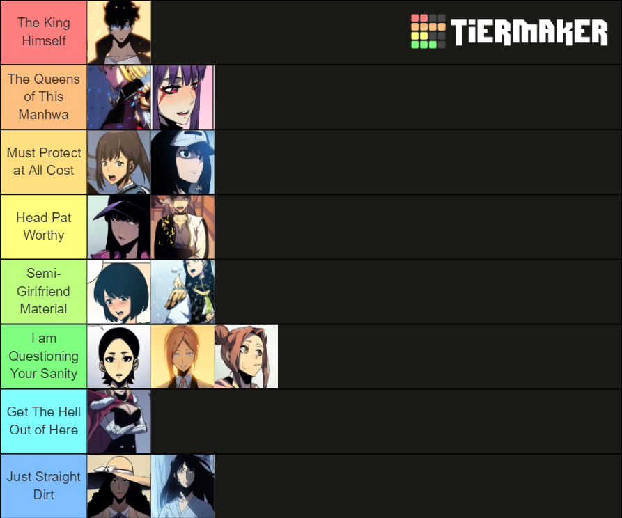 Solo Leveling Waifu Tier List (Community Rankings) - TierMaker