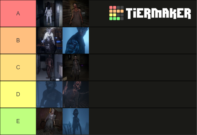 PHASMO GHOST MODELS Tier List (Community Rankings) - TierMaker