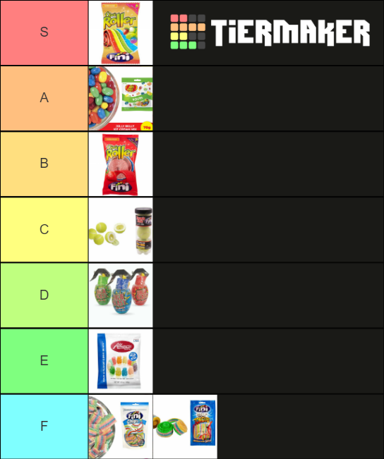 Sour Candy Tier List Rankings) TierMaker