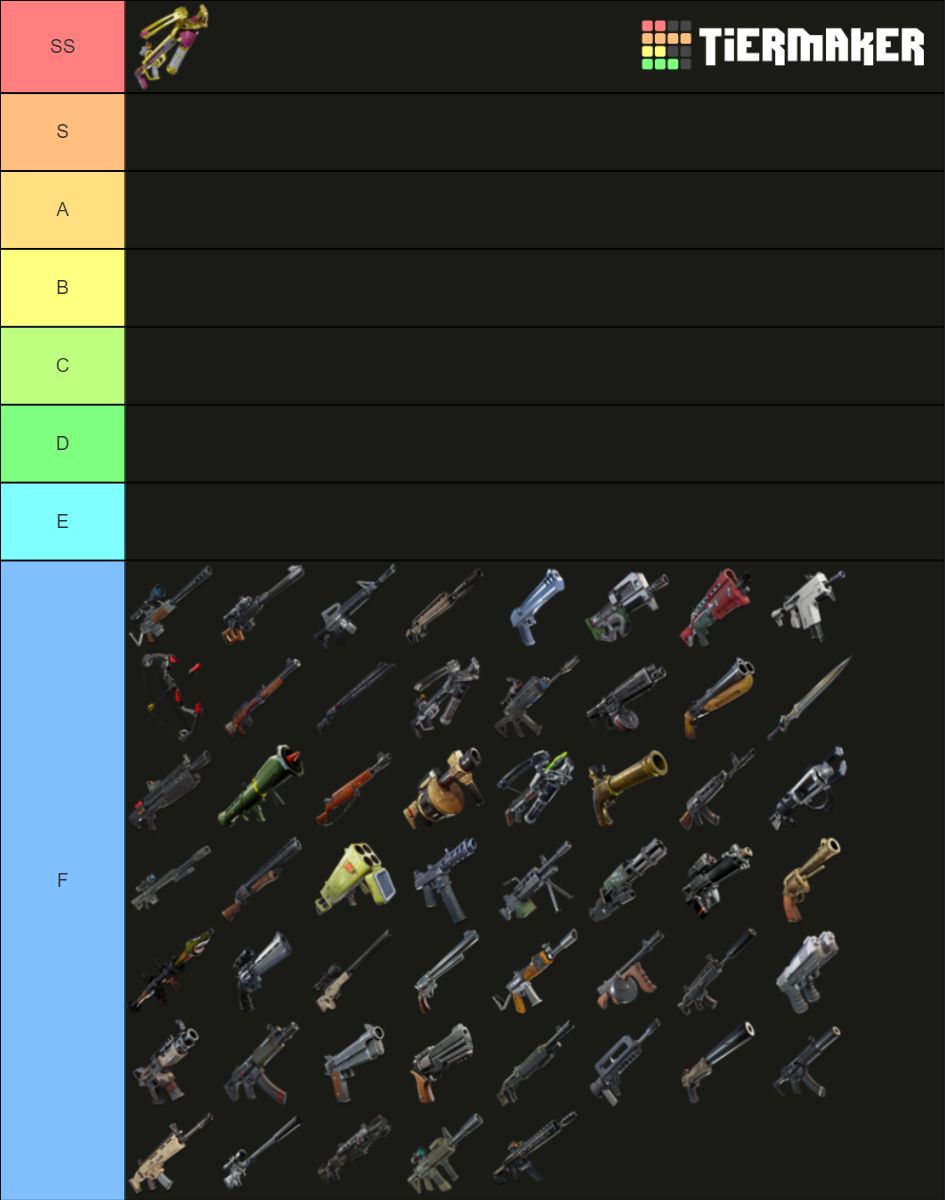 Fortnite Weapons Tier List (Community Rankings) - TierMaker