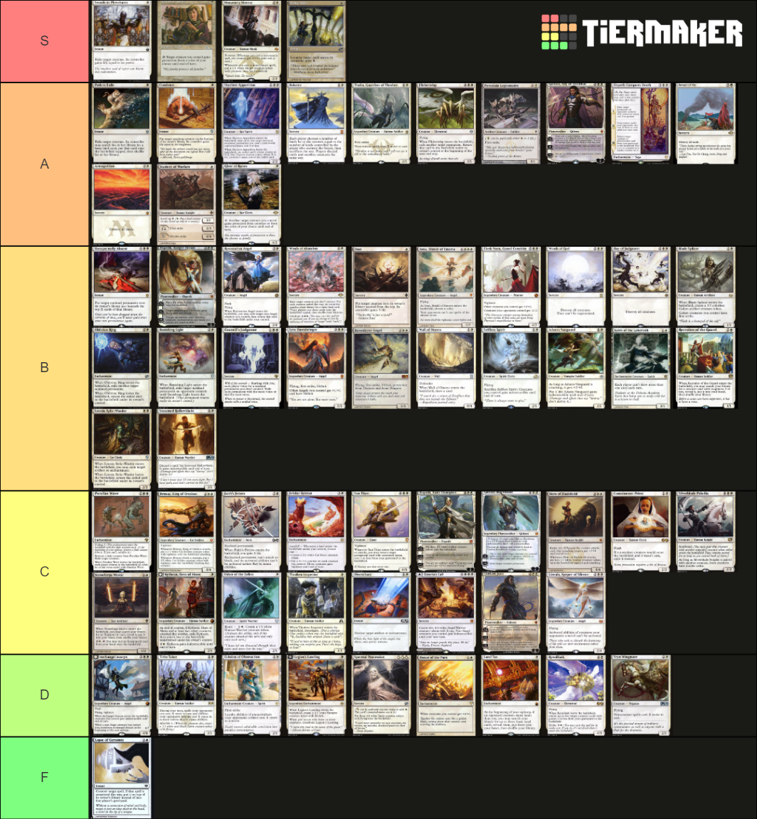 Mtgo Vintage Cube White Cards1 Tier List Rankings) TierMaker