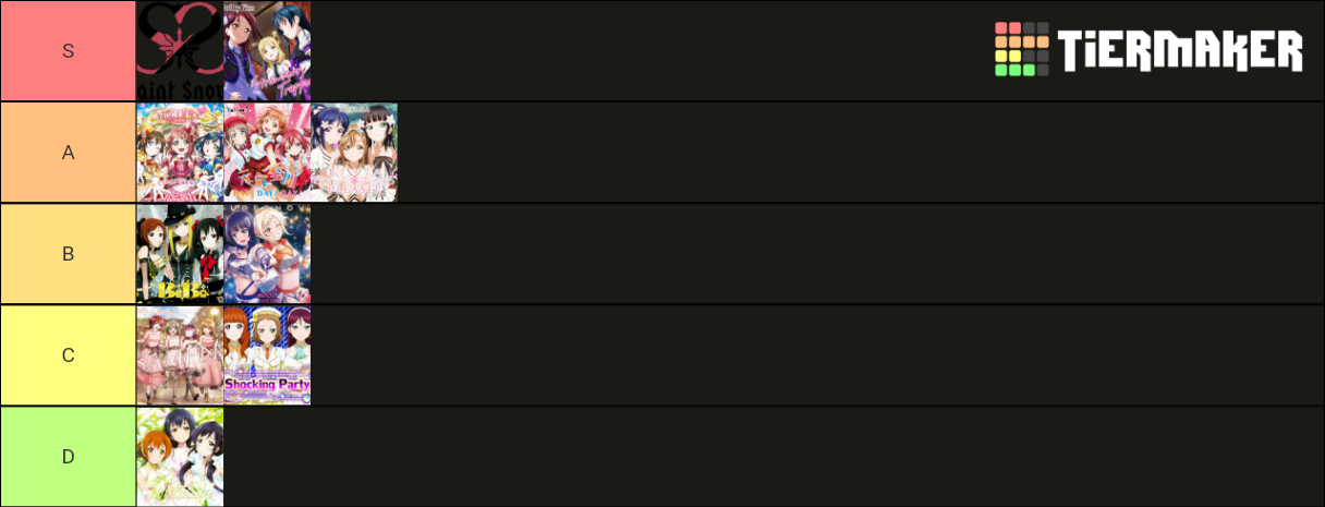 Love Live Subunits Tier List (Community Rankings) - TierMaker