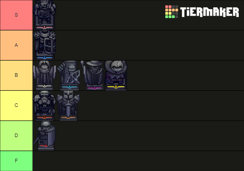 Soul Knight Statues Tier List Rankings) TierMaker