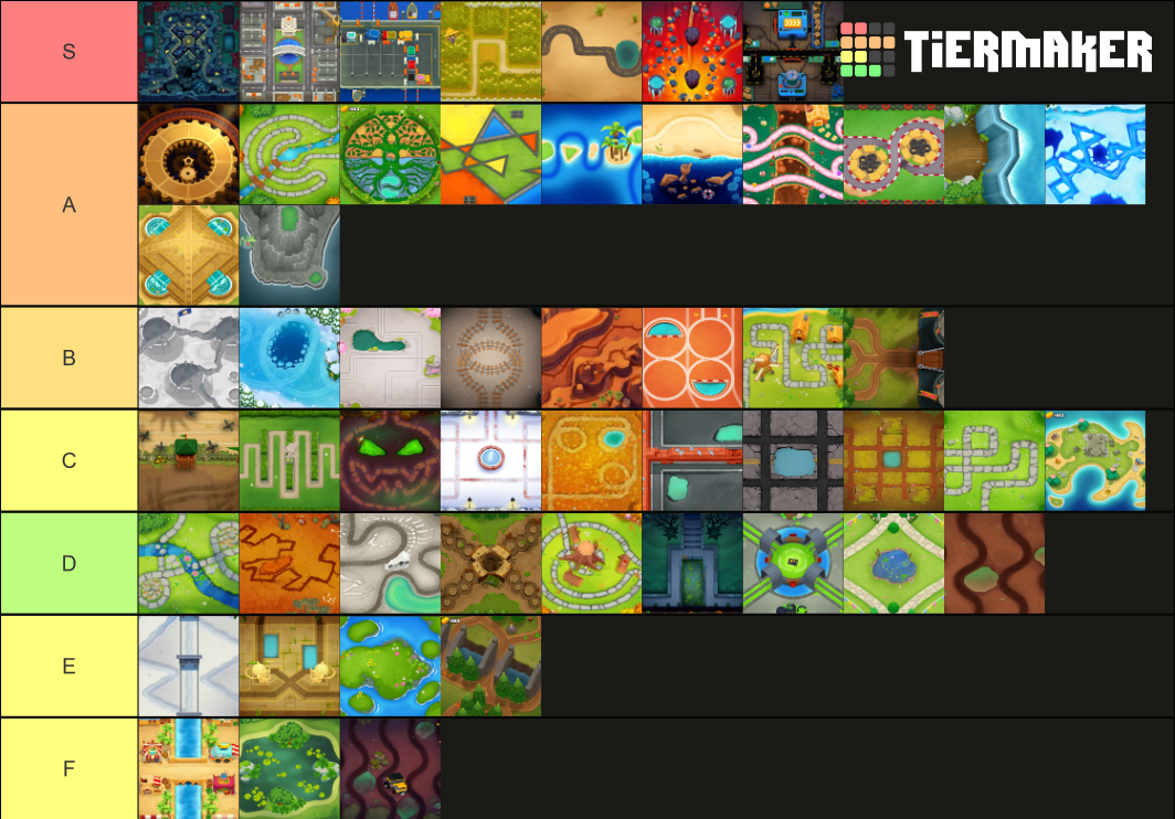 Btd 6 Map Tier List Community Rankings TierMaker   Btd 6 Map Tier List 897743 1616258519 