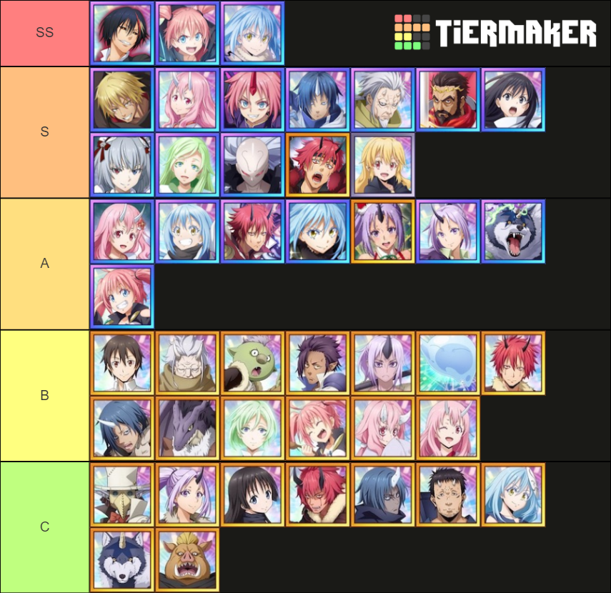 SLIME Isekai Memories Tier List Rankings) TierMaker