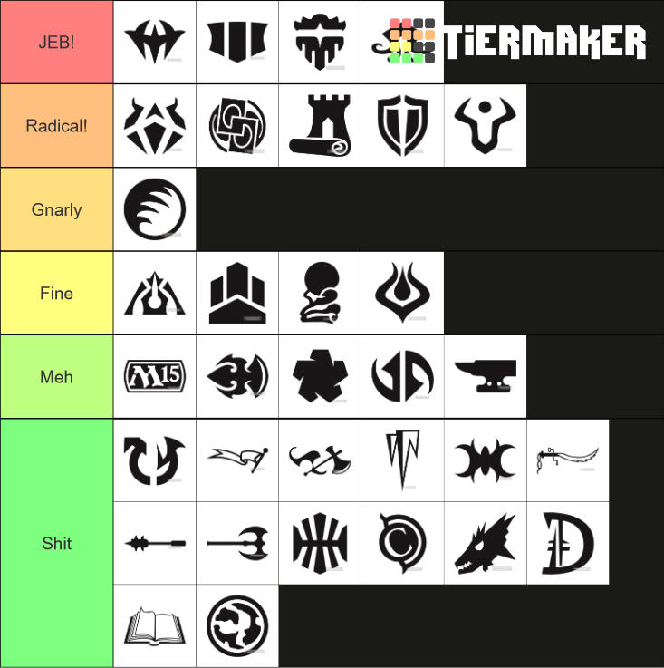 Magic: the Gathering Set Symbols Tier List (Community Rankings) - TierMaker