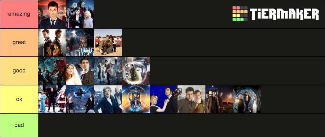 Doctor Who Specials Tier List (Community Rankings) - TierMaker