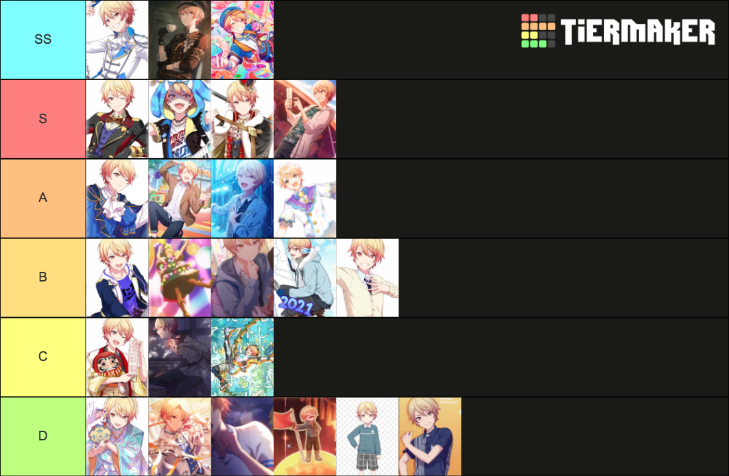 Tsukasa Tenma Outfit Ranking Tier List (Community Rankings) - TierMaker