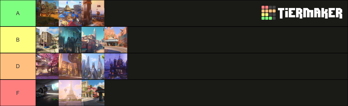 Map Overwatch 2020 Tier List (Community Rankings) - TierMaker