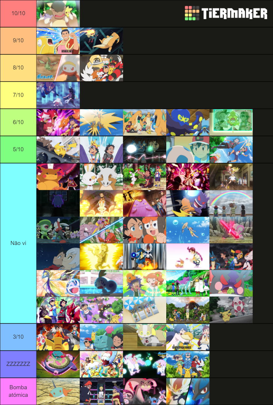 All Pokemon Journeys episodes ranked (by @AshsLucario) Tier List ...