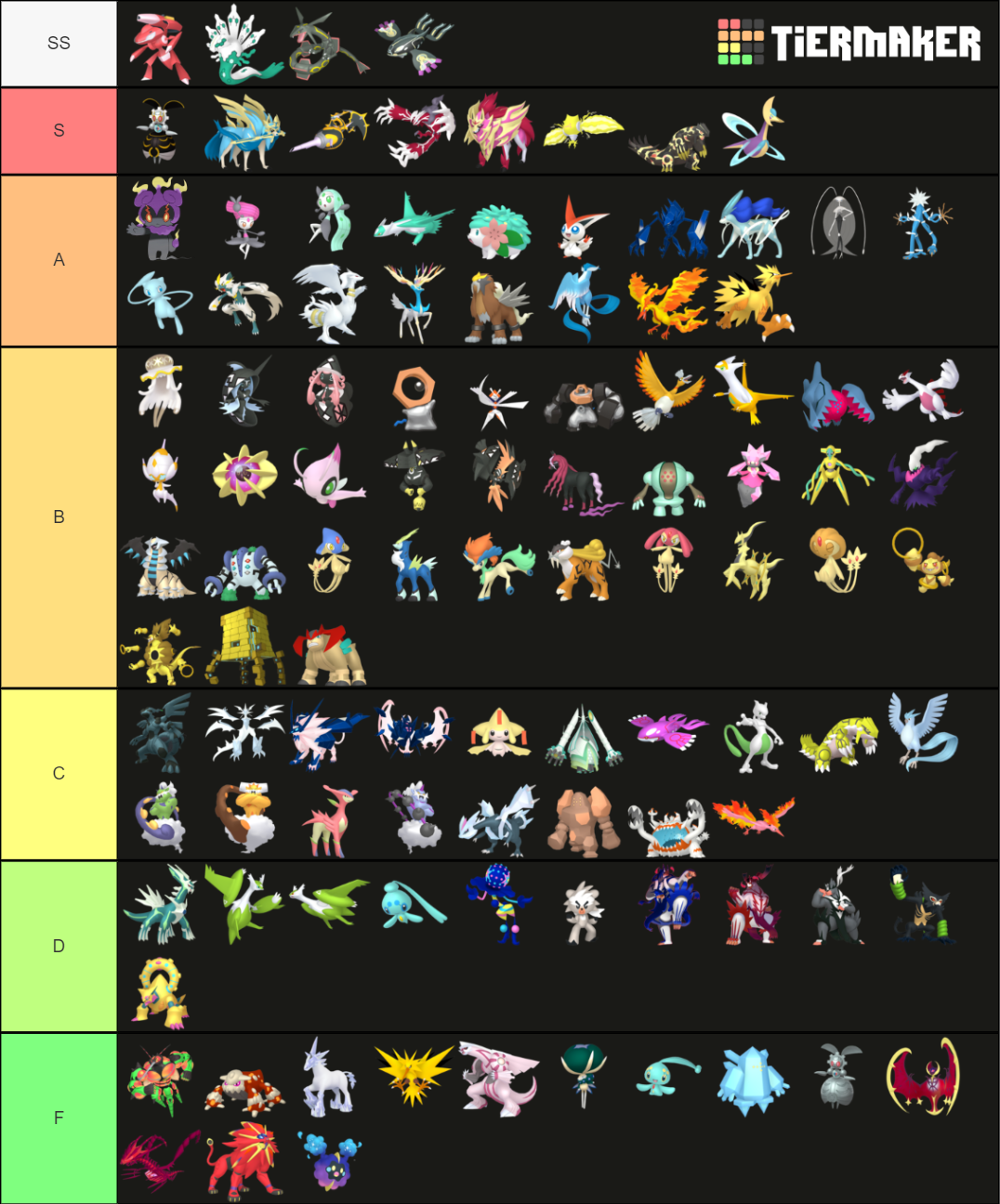 Special Shiny Pokemon Tier List (community Rankings) - Tiermaker