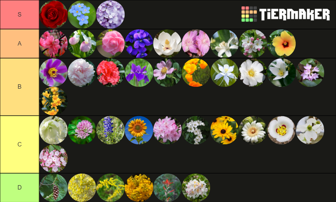 State Flower Tier List