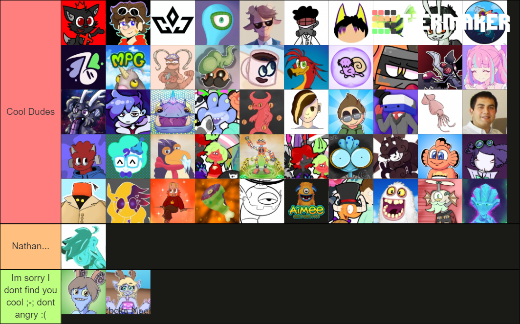 MSM Community (Updated) Tier List Rankings) TierMaker