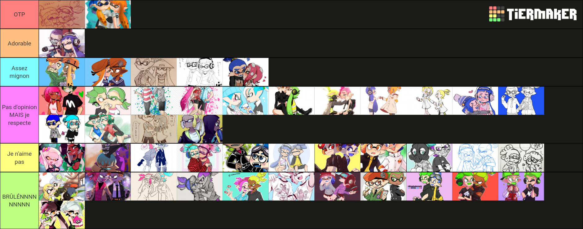 Splatoon Ships Tier List Community Rankings Tiermaker