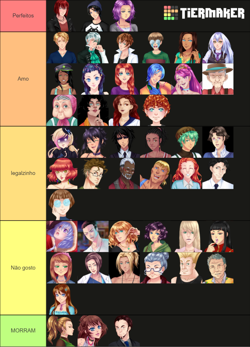 Amor doce HSL Tier List (Community Rankings) - TierMaker