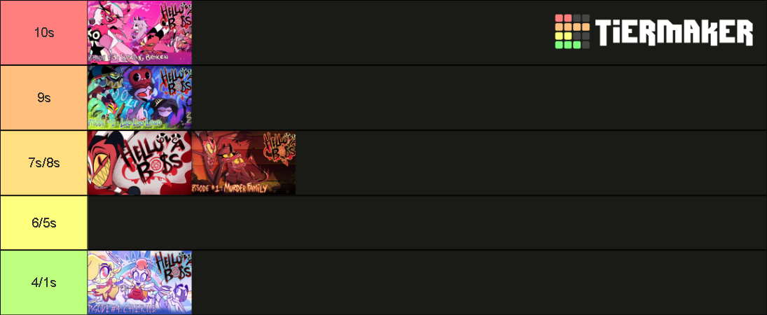 Helluva Boss Episode Ranking Tier List (Community Rankings) - TierMaker