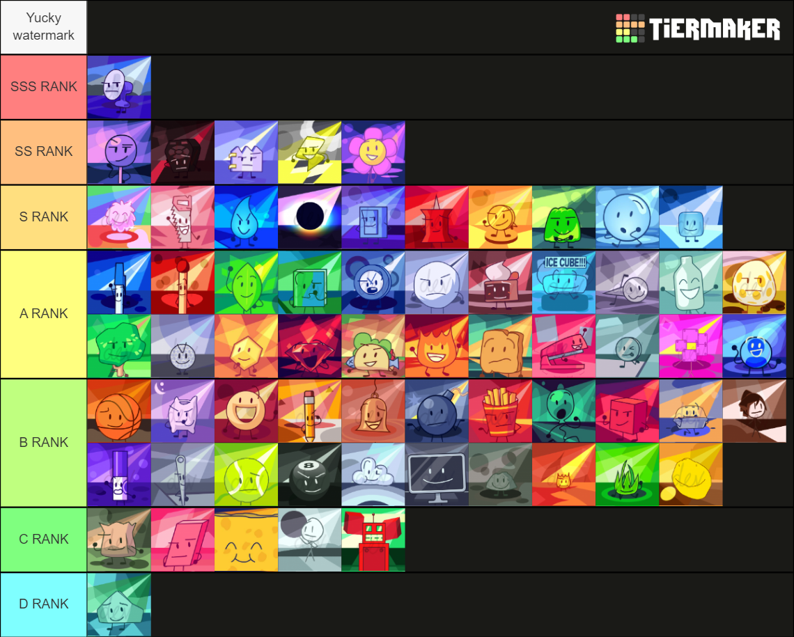 BFB with BFB 23 Icons (ALL CONTESTANTS) Tier List Rankings) TierMaker