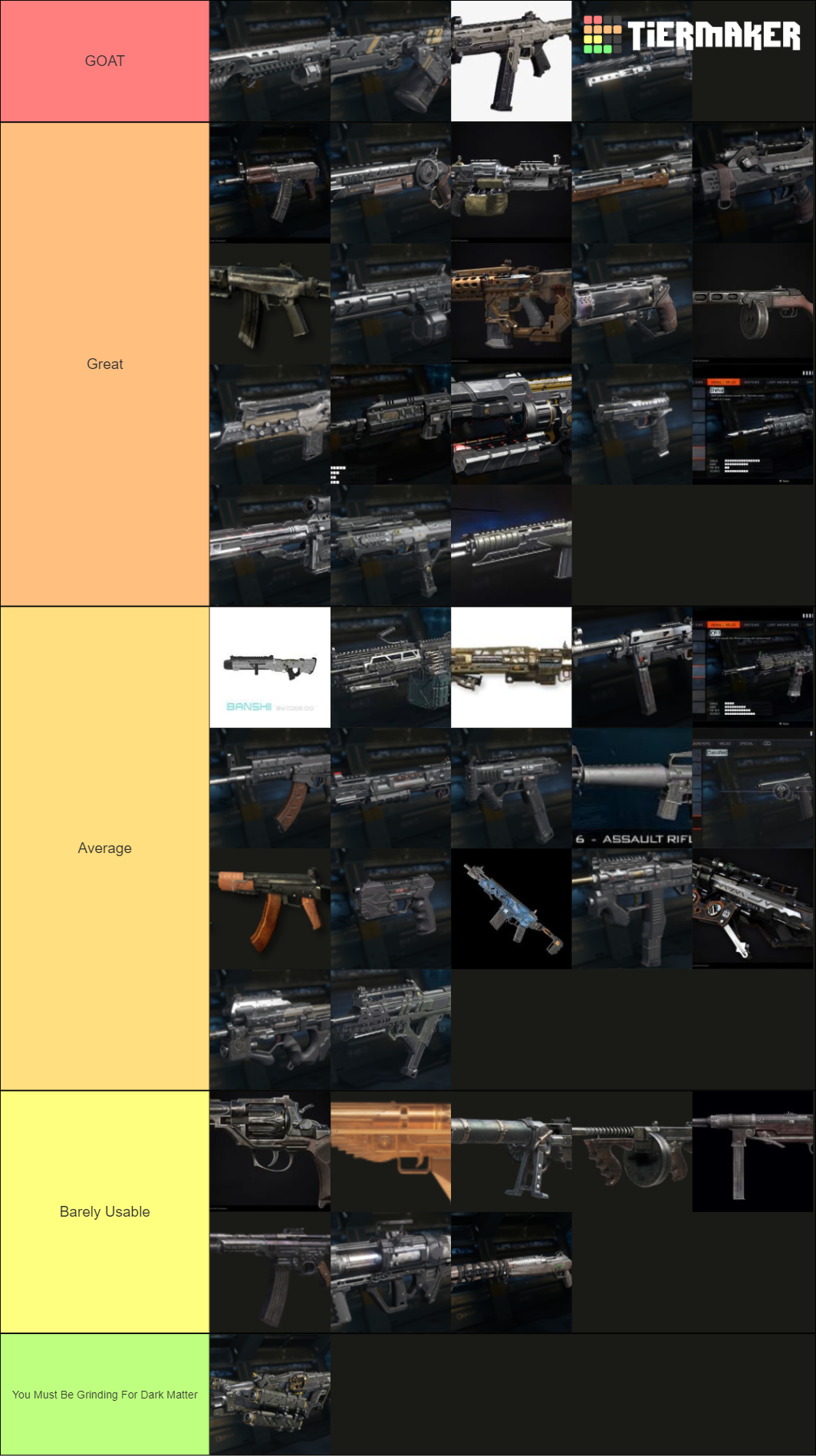 Call Of Duty Black Ops 3 Weapons Tier List (Community Rankings) - TierMaker