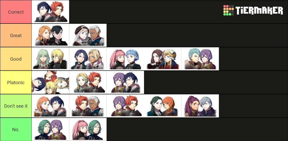 fe3h ships Tier List (Community Rankings) - TierMaker