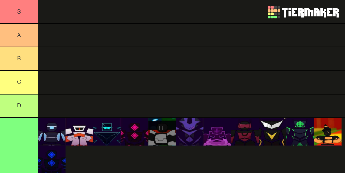 Control Zone Rebooted Tier List Rankings) TierMaker