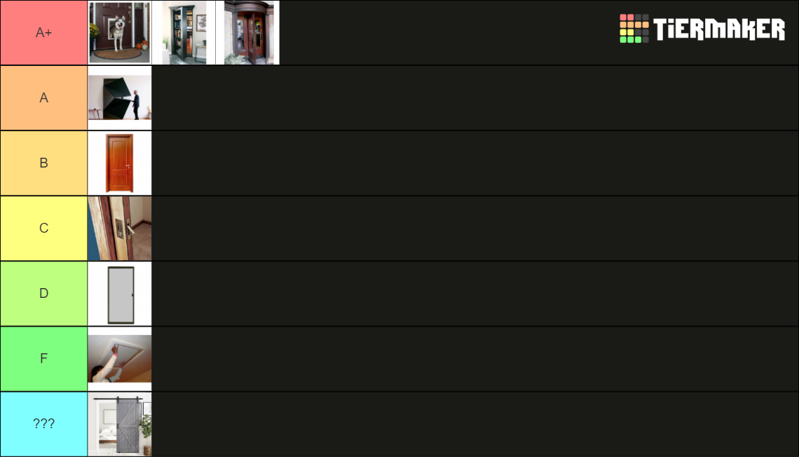 door Tier List Rankings) TierMaker